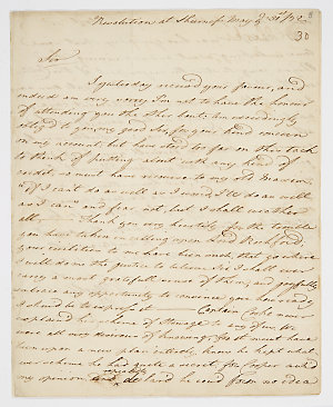 Series 08.02: Letter received by Banks from Charles Cle...