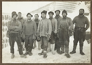 Photograph album from the British Antarctic Expedition,...