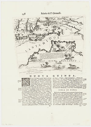[Nuova Guinea] [cartographic material] / P. Coronelli.