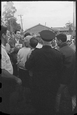 Item 337: Tribune negatives including demonstration mar...