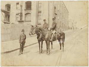 NSW Mounted Police, Sydney, between 1890-1900 / photogr...