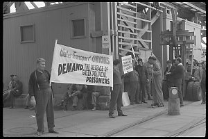 Item 578: Tribune negatives including demonstrations by NSW teachers, and the Water Transport unions, n.d.