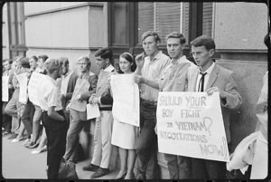 Item 036: Tribune negatives of anti-Vietnam War demonst...