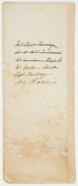 Elizabeth Henrietta Macquarie miscellaneous papers, 181...