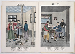 Item 33: Chinese engravings, prints and other printed i...