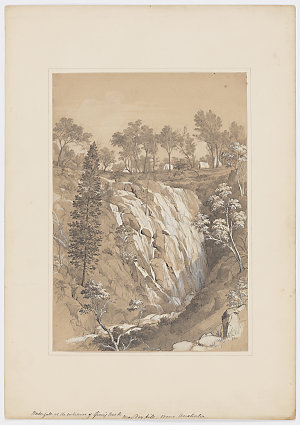 Victorian goldfields / pencil drawings attributed to Ed...