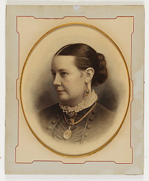 Portrait of Priscilla Franki nee Scoles, first wife of ...