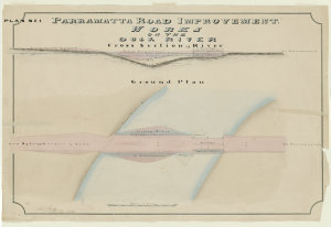 Parramatta Road improvements, July 1840 / original plan...