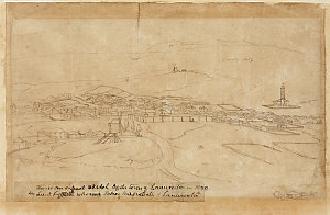 Sketch of the town of Launceston in 1830 / Lieut. Willi...