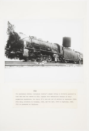 Photographs of steam locomotives of the New South Wales...