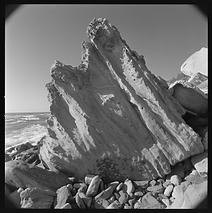 File 13: Rocks + surf, Newport, October 1982 / photogra...