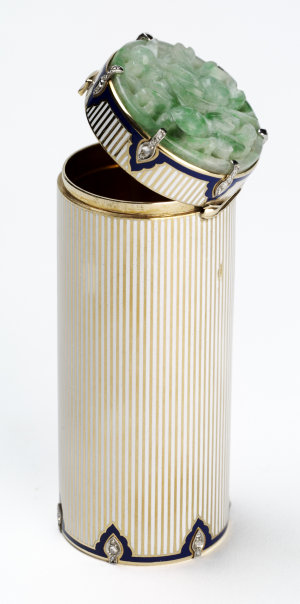 Cartier hairpin box belonging to Nellie Melba, 1918