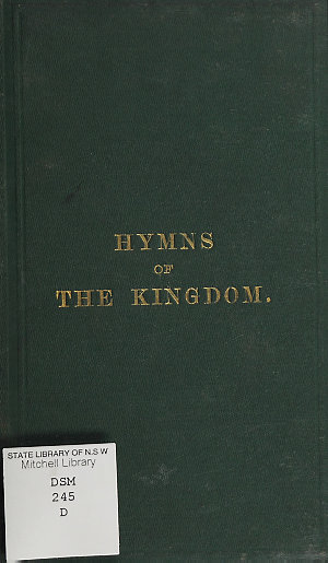 Hymns of the kingdom / t Ernest Brougham Docker.