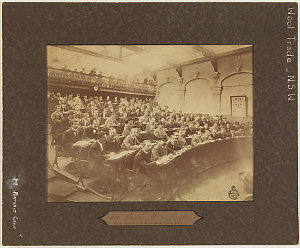 The World's Wool Buyers - The Opening Sale of the Season 1897-98, Sydney, N.S.W., 1897