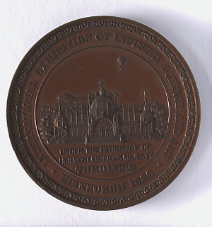 Item 03: Medal commemorating the International Exhibiti...
