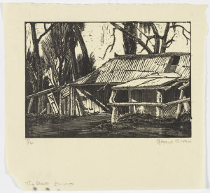 Wood engravings by Gladys Owen, 1920s-1950s and woodcut...