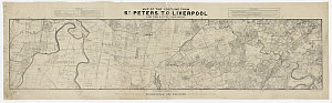 Map of the loopline from St. Peters to Liverpool and th...