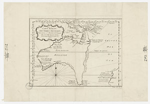 Carte réduite des terres Australes [cartographic material] : pour servir a l'Histoire des voyages / par Le Sr. Bellin Ing, de la Marine de la Societé Royale de Londres & ca. 1753.