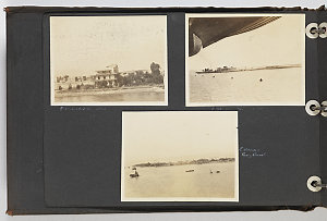 Item 01: Alfred William Leslie Ellis - Album containing photographic prints of experiences in World War I, ca. 1915-1918