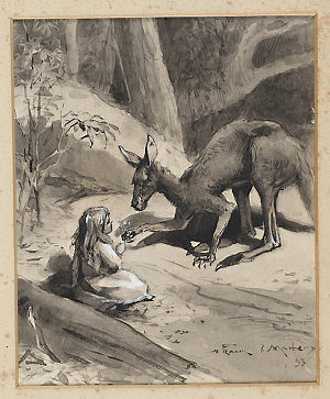 Item 03: Drawings for Dot and the kangaroo, 1898 / Fran...