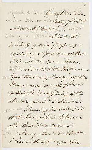 Volume 41: Sir William Macarthur letters received, 1858...