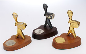Maggie Tabberer award trophies