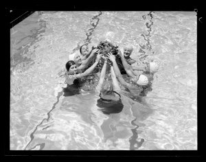Water ballet, January 1940 / photographed by S. Farrell...