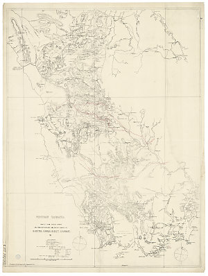 Western Tasmania [cartographic material] / complied by ...