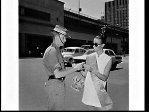 Women promote new Belvedere cigarettes by handing out f...