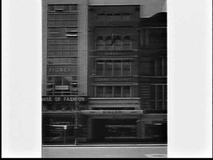 Singer Sewing Machine Company, George Street, Sydney