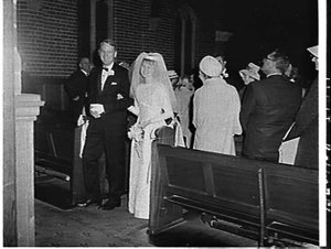 Davies-Brown wedding, 1964, Wahroonga (for the Newcastl...