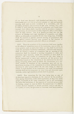 The deed of association of the Sydney College.