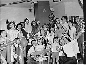 Shell Oil Christmas party for employee's children, 1962