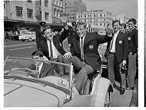 Parade through Sydney and civic reception for the Walla...