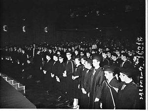 Graduation ceremony, Science Theatre, University of NSW