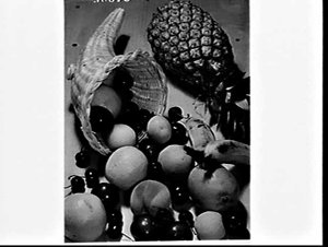 APA studio photograph of cornucopia of fruit for Countr...