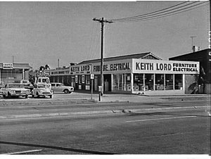 Keith Lord furniture and electrical store, Ashfield