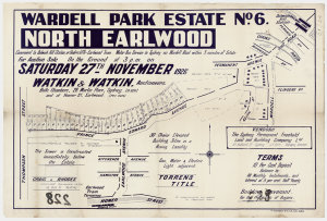 [Earlwood subdivision plans] [cartographic material]