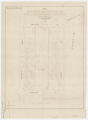 [Dulwich Hill subdivision plans] [cartographic material...