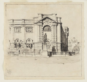 Mitchell Library, 1926 / Lloyd Rees