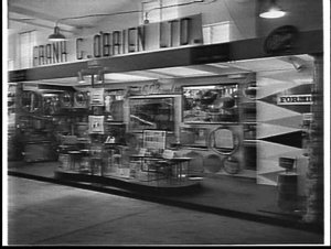 Frank G. O'Brien stand, Furniture Guild Exhibition, 1959