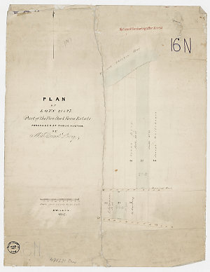 Plan of lots 21 to 27, part of the Five Dock Farm Estat...