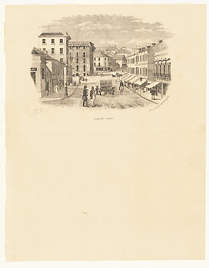 Hunter Street [a view, by Wallace possibly after S. T. ...