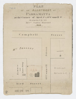 Plan of an allotment at Parramatta at the corner of Air...