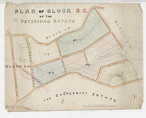Plan of block 3, C. of the Petersham Estate [cartograph...