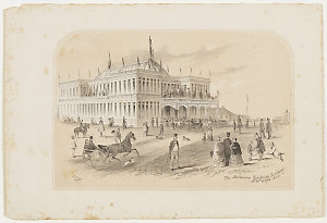 The Melbourne Exhibition Building, N.W. angle 1854 [a v...