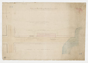 Plan of the south side of Druitt Street West [cartograp...