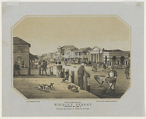 Views in Adelaide, no. 1: Hindley Street from King Will...