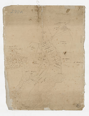 Copy of Thomas Florance's map as furnished ... Robert C...