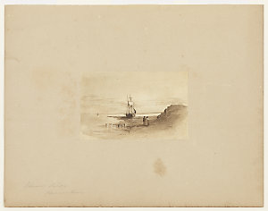 Schooner Ashore, Clarence Heads [a view] / John Black H...